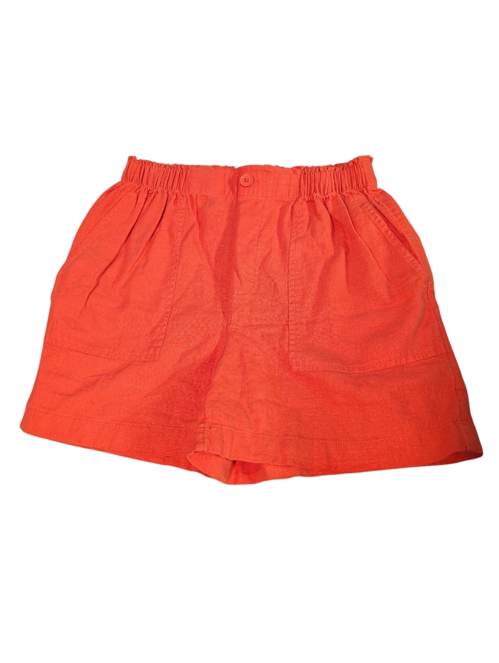 Loft,Linen Pull On Shorts,Size Xs